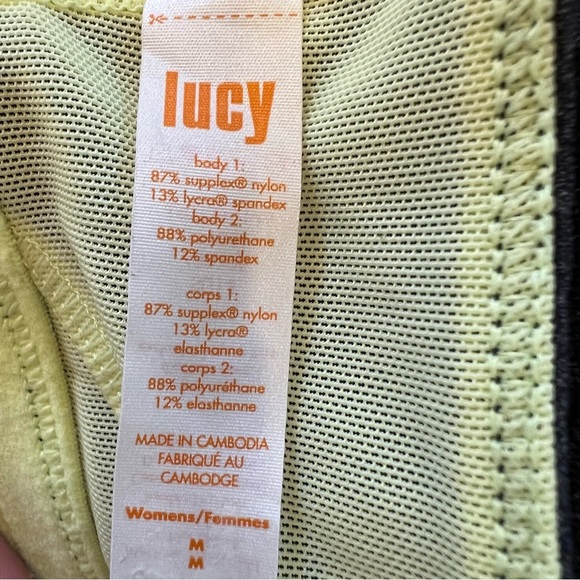 Lucy High Impact Adjustable Workout Sports Bra w/Removable Pads Size Medium EUC - Picture 13 of 14